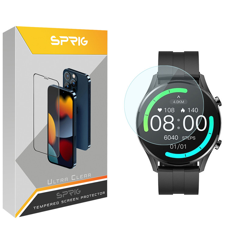 محافظ صفحه نمایش شیشه ای اسپریگ مدل SPG مناسب برای ساعت هوشمند شیائومی Imilab W12