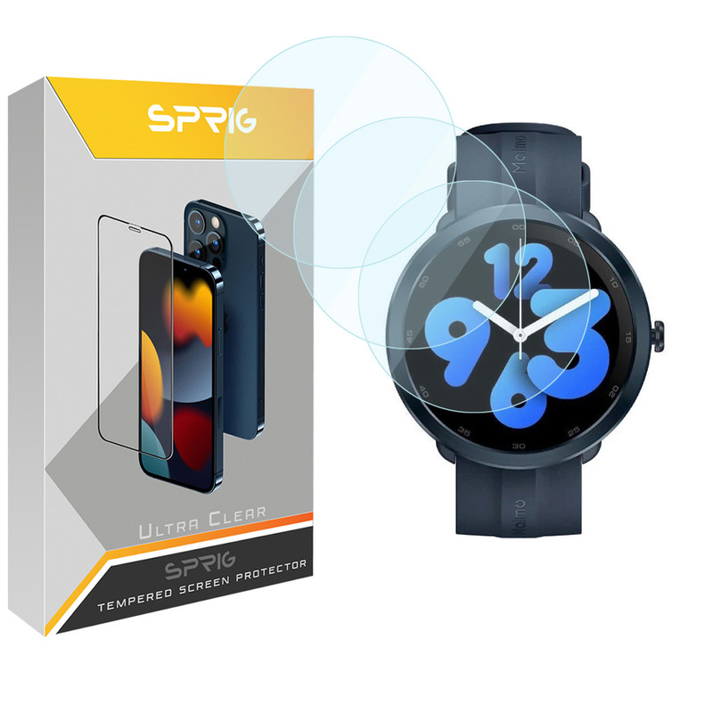 محافظ صفحه نمایش شیشه ای اسپریگ مدل SPG مناسب برای ساعت هوشمند شیائومی Maimo Watch R بسته سه عددی