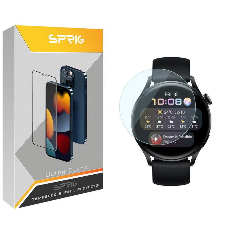 محافظ صفحه نمایش شیشه ای اسپریگ مدل SPG مناسب برای ساعت هوشمند هوآوی Watch 3 Active Edition