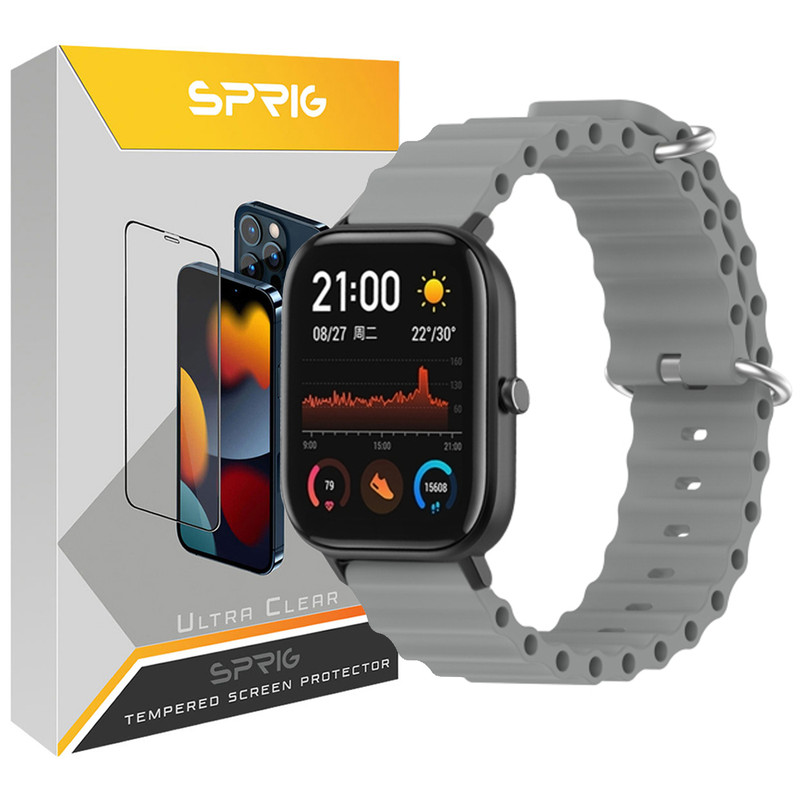 بند اسپریگ مدل Ocean-TW مناسب برای ساعت هوشمند شیائومی QCY GTC