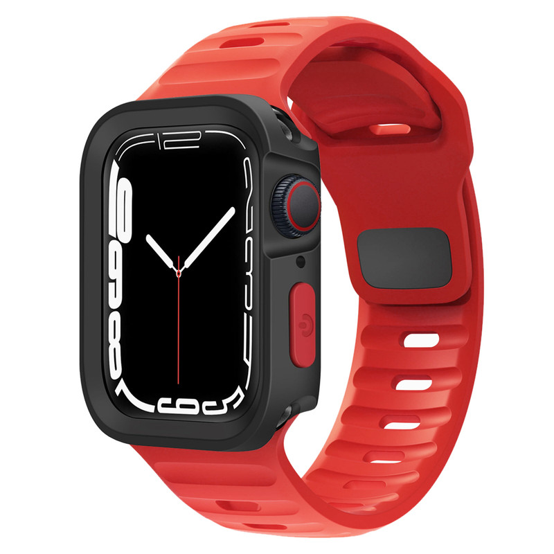 بند اسپریگ مدل Spig BL-Amizze مناسب برای اپل واچ Series 7 41mm به همراه کاور