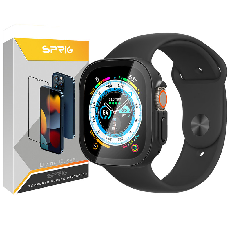 بند اسپریگ مدل Sic مناسب برای اپل واچ Ultra 49 میلیمتری به همراه کاور