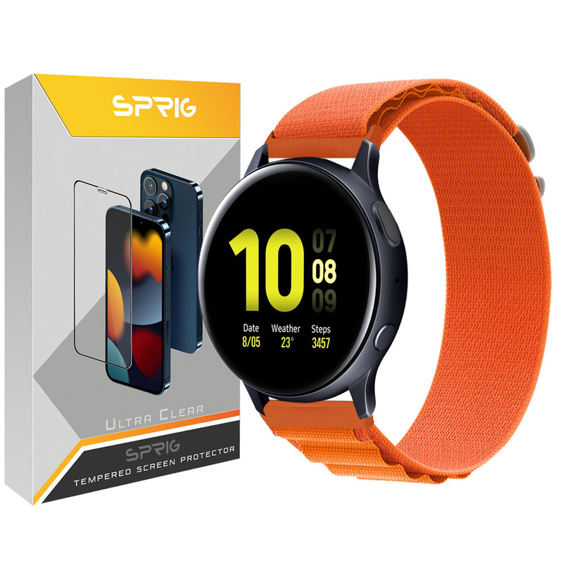 بند اسپریگ مدل Loop Alpine مناسب برای ساعت هوشمند سامسونگ Galaxy Watch Active 2 44mm