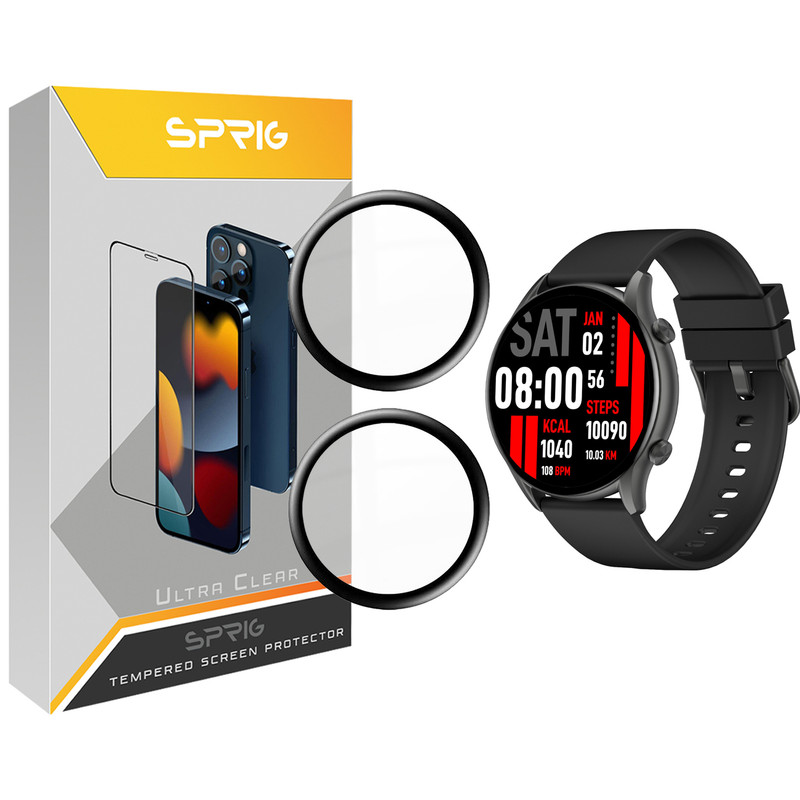 محافظ صفحه نمایش نانو اسپریگ مدل SPG مناسب برای ساعت هوشمند شیائومی KR بسته دو عددی