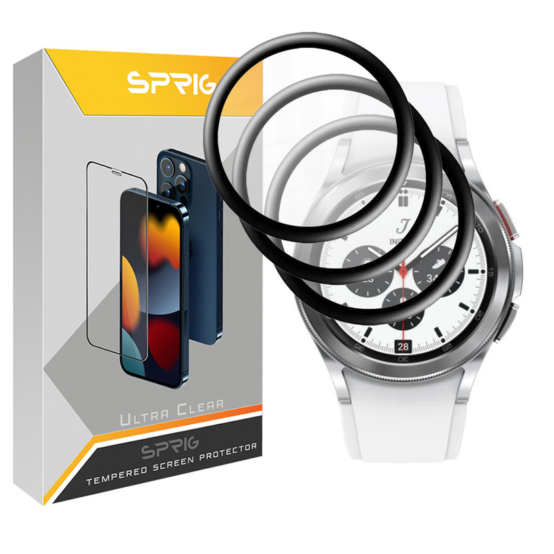 محافظ صفحه نمایش نانو اسپریگ مدل Pmma-SPG مناسب برای ساعت هوشمند سامسونگ Galaxy Watch 4 Classic 46mm بسته سه عددی