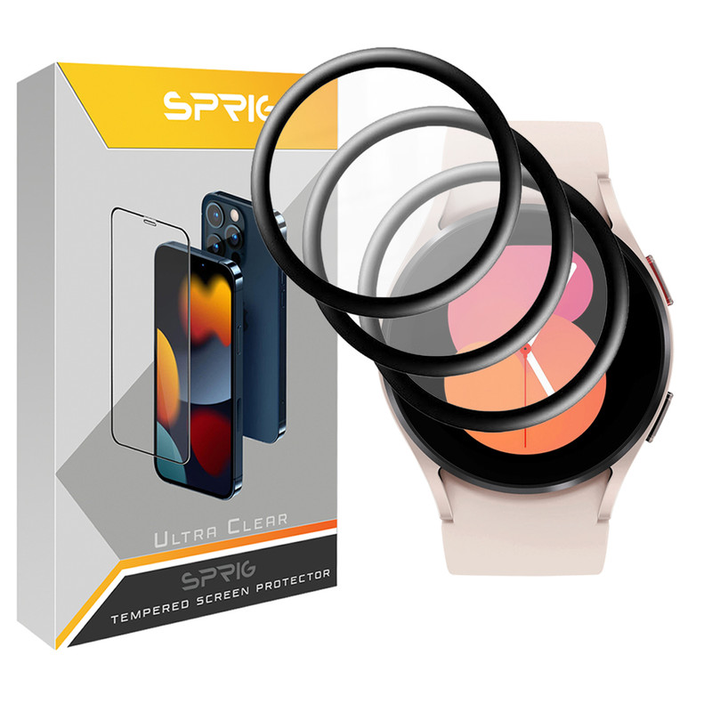 محافظ صفحه نمایش نانو اسپریگ مدل Pmma-SPG مناسب برای ساعت هوشمند سامسونگ Galaxy Watch 5 40mm بسته سه عددی