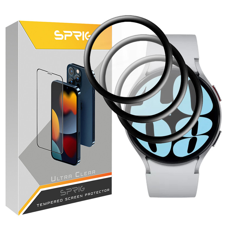 محافظ صفحه نمایش نانو اسپریگ مدل Pmma-SPG مناسب برای ساعت هوشمند سامسونگ Galaxy Watch 6 40mm بسته سه عددی