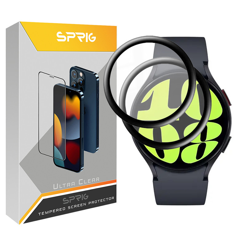 محافظ صفحه نمایش نانو اسپریگ مدل Pmma-SPG مناسب برای ساعت هوشمند سامسونگ Galaxy Watch 6 44mm بسته دو عددی