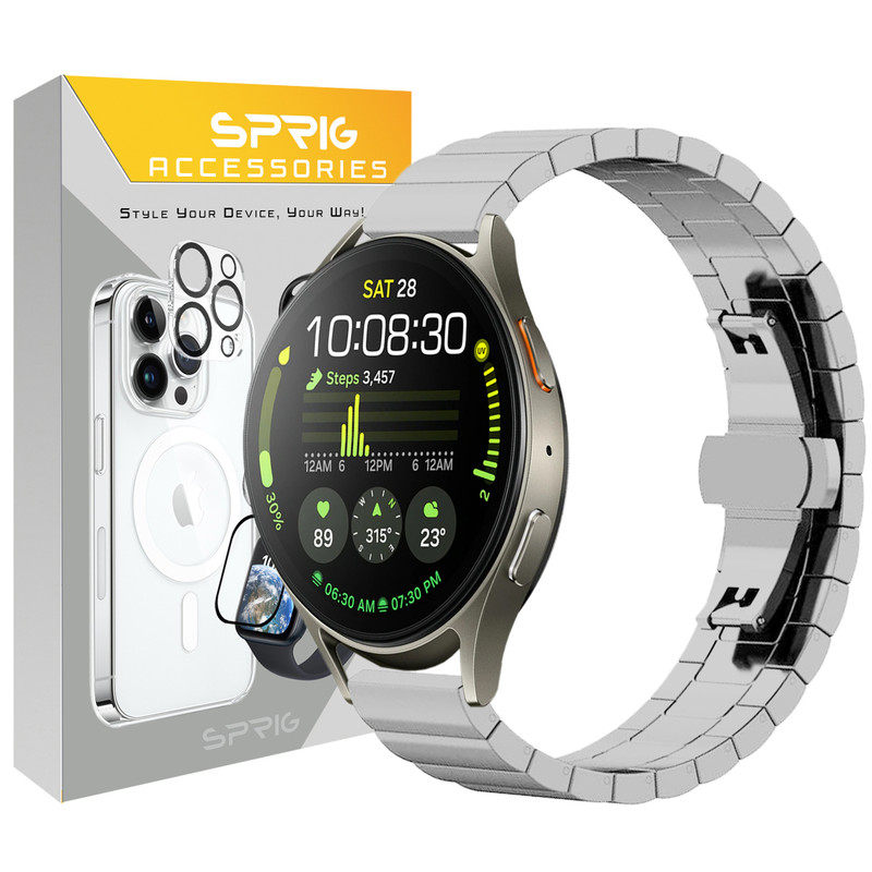 بند اسپریگ مدل Link مناسب برای ساعت هوشمند سامسونگ Galaxy Watch 7 44mm