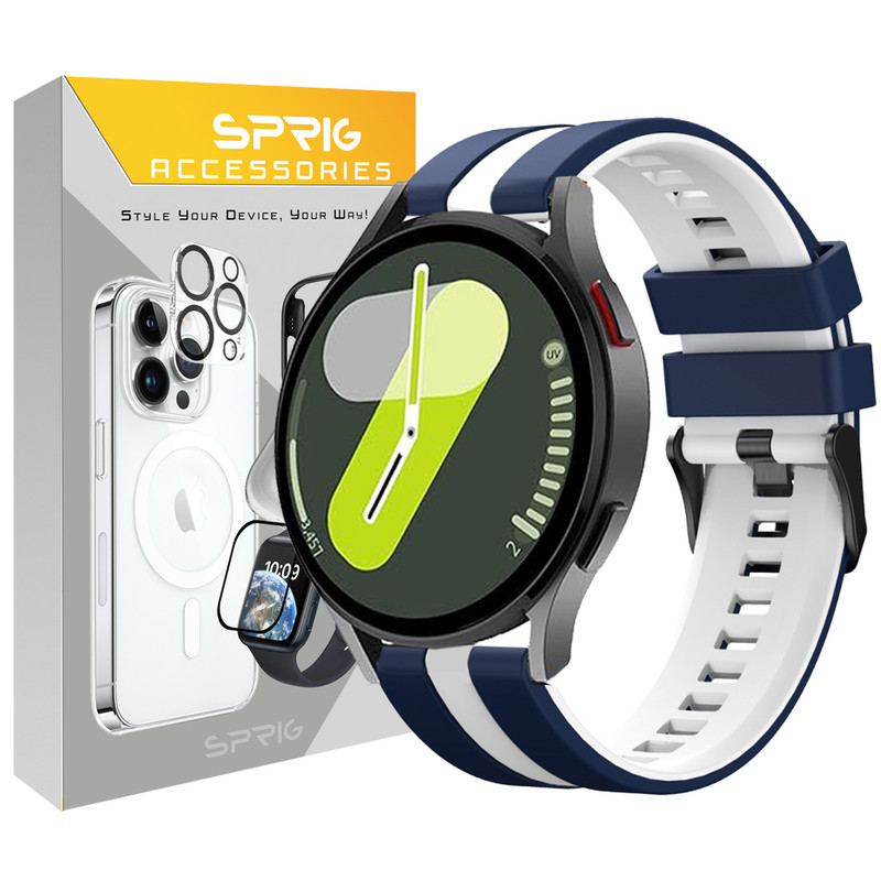بند اسپریگ مدل Ferrer مناسب برای ساعت هوشمند سامسونگ Galaxy Watch 4/5/6/7/FE size 40/43/44/46/47mm