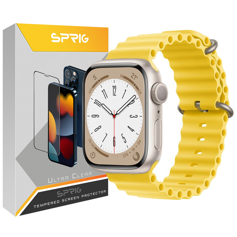 بند اسپریگ مدل Ocean مناسب برای اپل واچ Series 2 38mm