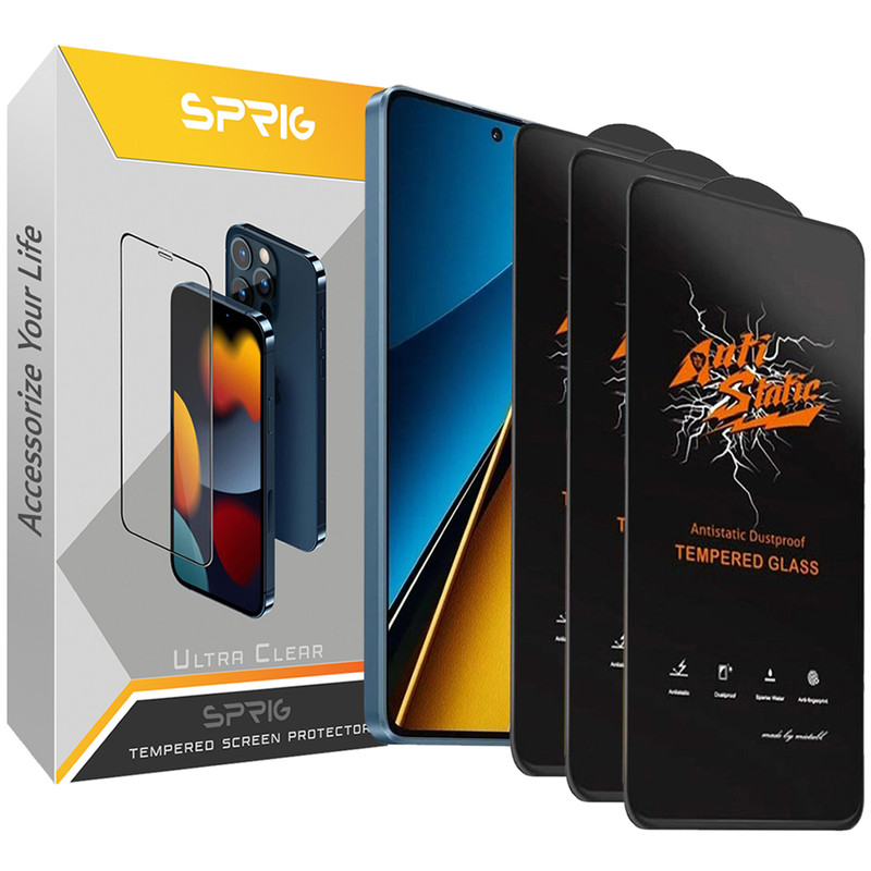 محافظ صفحه نمایش اسپریگ مدل AntisB3 مناسب برای گوشی موبایل شیائومی Redmi Note 10 4G / Redmi Note 12S / Poco M4 Pro 4G بسته سه عددی
