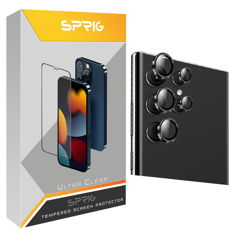 محافظ لنز دوربین رینگی اسپریگ مدل LRSP مناسب برای گوشی موبایل سامسونگ Galaxy S22 Ultra