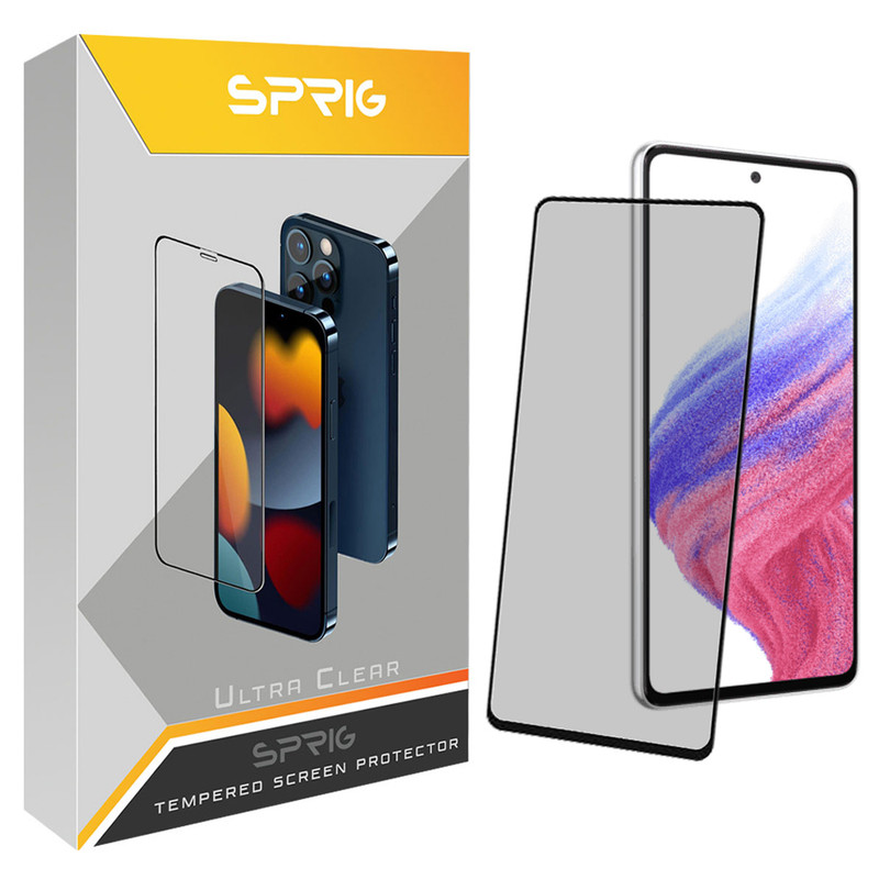 محافظ صفحه نمایش حریم شخصی اسپریگ مدل PRYGLASS مناسب برای گوشی موبایل سامسونگ Galaxy A52 / A52 5G / A52s 5G / A53 5G 