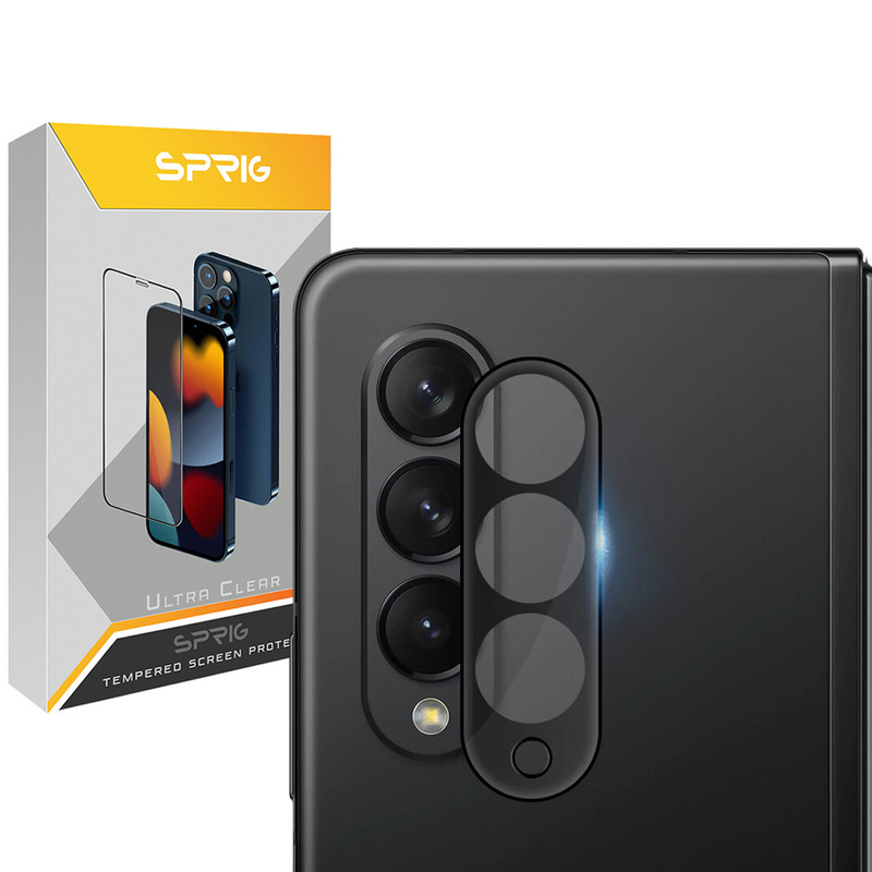 محافظ لنز دوربین اسپریگ مدل 3D-SP مناسب برای گوشی موبایل سامسونگ Galaxy Z Fold 4