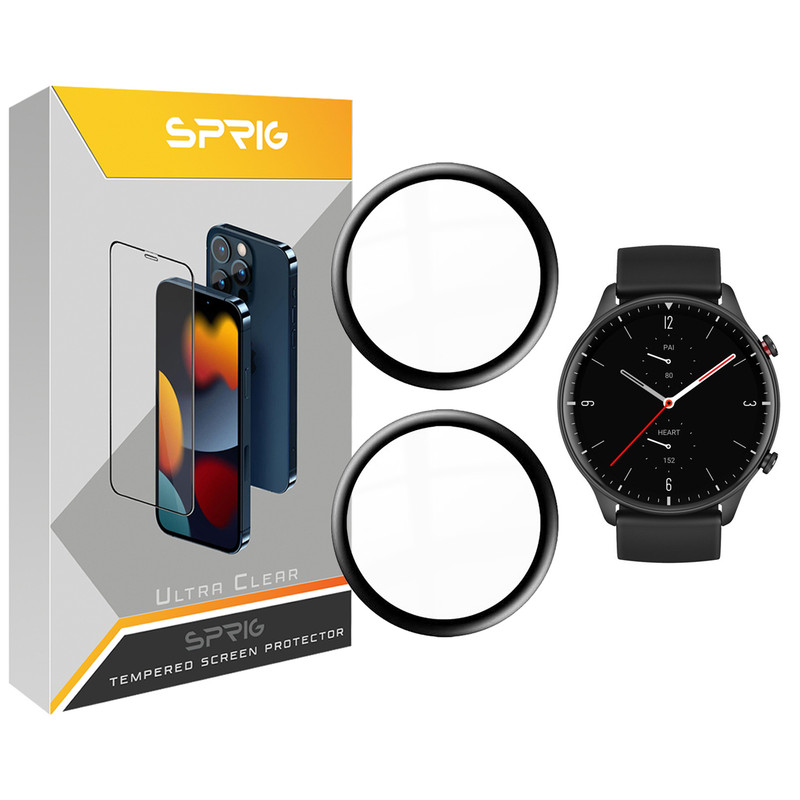 محافظ صفحه نمایش نانو اسپریگ مدل SPG مناسب برای ساعت هوشمند امیزفیت GTR 2 بسته دو عددی