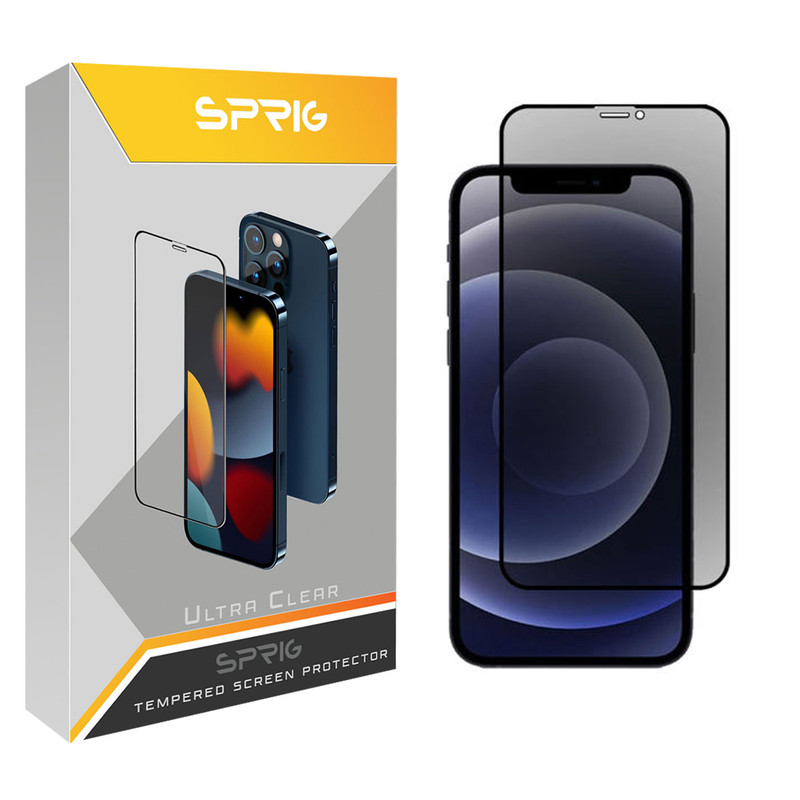 محافظ صفحه نمایش حریم شخصی اسپریگ مدل PRVSP مناسب برای گوشی موبایل اپل iPhone 12 Pro