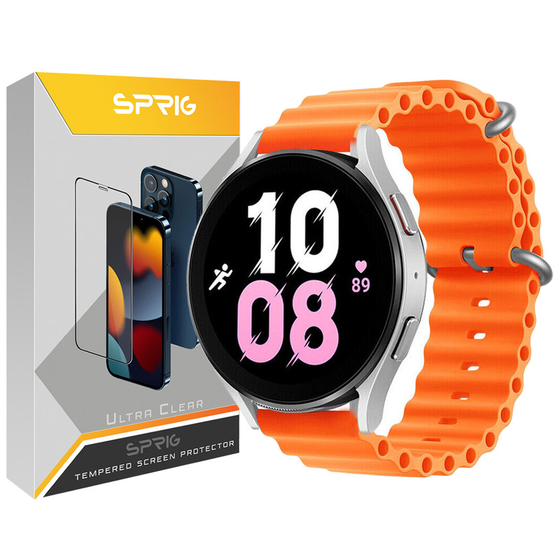 بند اسپریگ مدل Ocean مناسب برای ساعت هوشمند سامسونگ Galaxy Watch 5 40mm