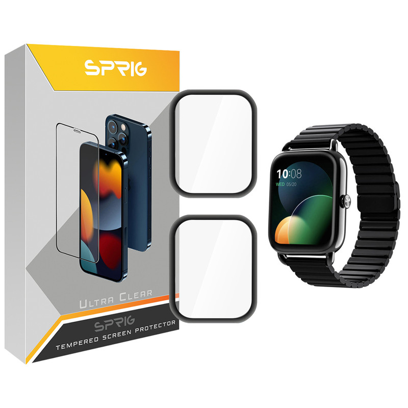 محافظ صفحه نمایش نانو اسپریگ مدل SPG مناسب برای ساعت هوشمند شیائومی Haylou RS4 بسته دو عددی