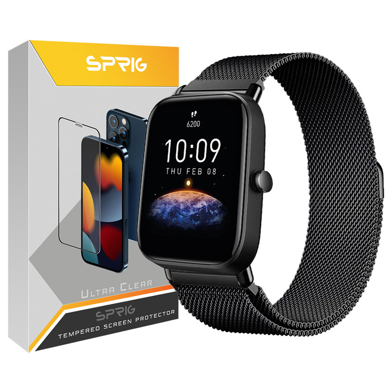 بند اسپریگ مدل Milanese مناسب برای ساعت هوشمند آمیزفیت Amazfit GTS 1 / GTS 2 / GTS 2 mini / GTS 2e / GTS 3 / GTS 4 / GTS 4 mini