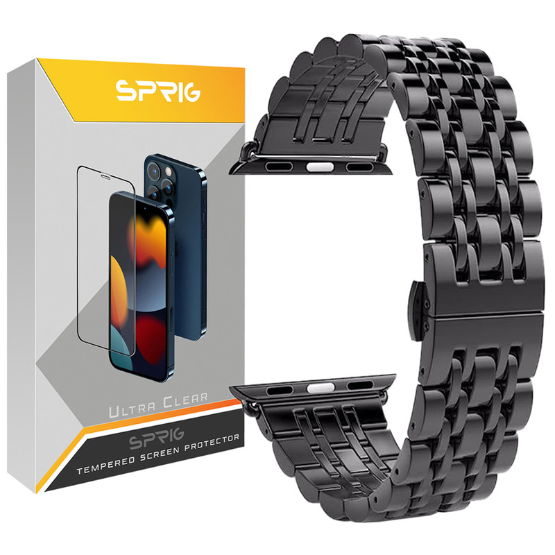 بند اسپریگ مدل 7Bid steal مناسب برای اپل واچ 42 / 44 / 45 / 49 میلی متر