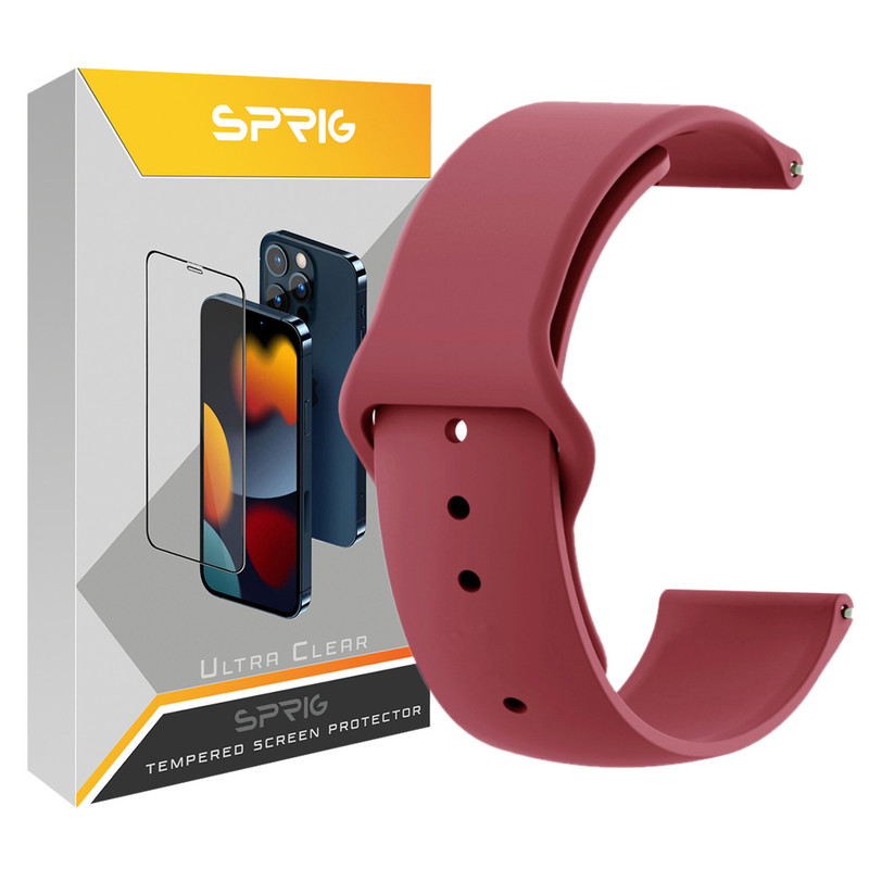 بند اسپریگ مدل Sic-22SP مناسب برای ساعت هوشمند شیائومی Haylou Solar plus RT3