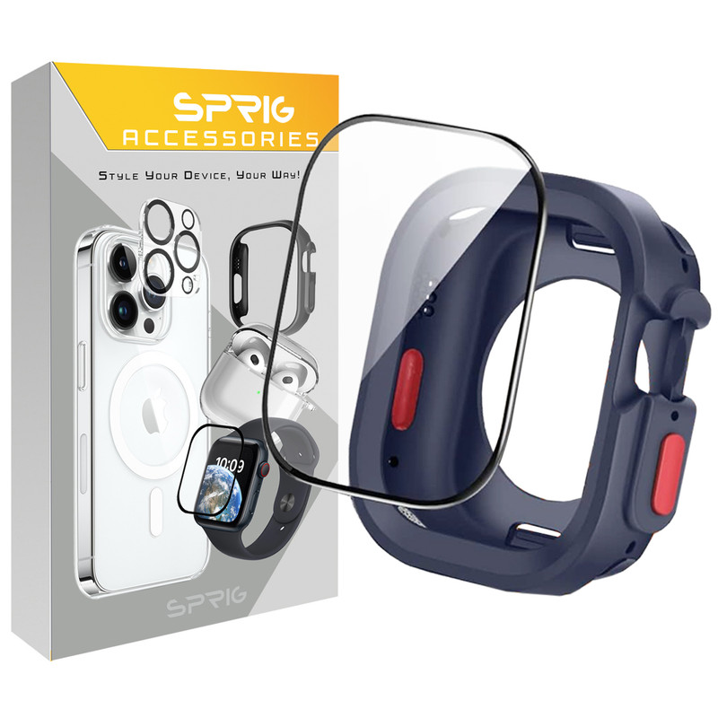 کاور اسپریگ مدل Amizze مناسب برای ساعت هوشمند ویرفیت T900 Ultra به همراه محافظ صفحه نمایش