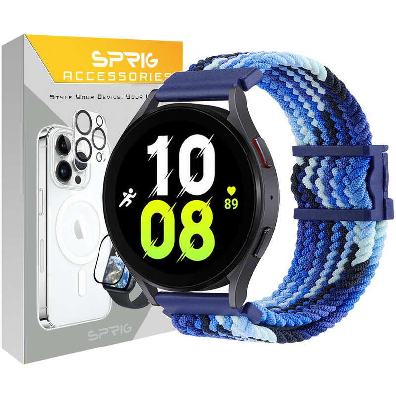 بند اسپریگ مدل Magnetic Braided مناسب برای ساعت هوشمند سامسونگ Galaxy Watch 6 Classic 47mm