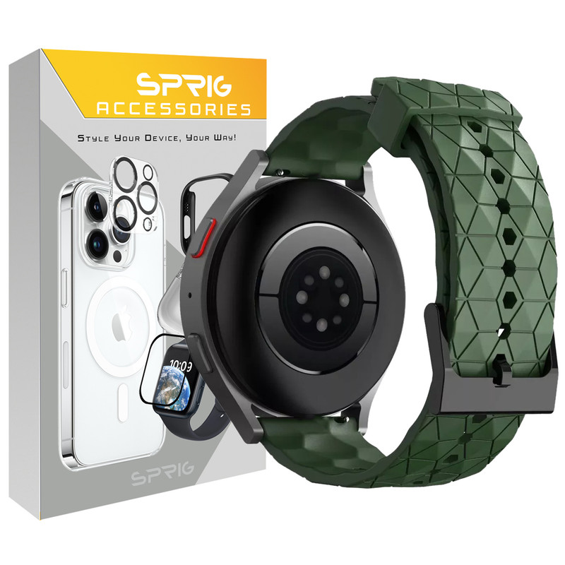 بند اسپریگ مدل LOZ SP مناسب برای ساعت هوشمند سامسونگ Galaxy Watch 4 44mm / 5 44mm / 6 44mm / 7 44mm