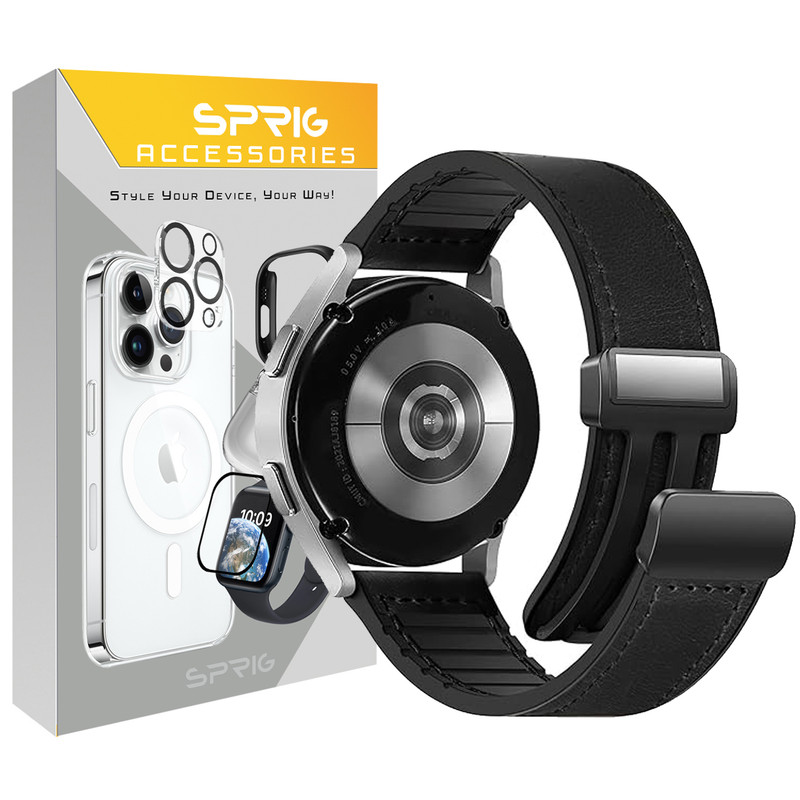 بند اسپریگ مدل Magnetic Soft Leather TW مناسب برای ساعت هوشمند شیائومی Redmi Watch 5 Active / Watch 5 Lite