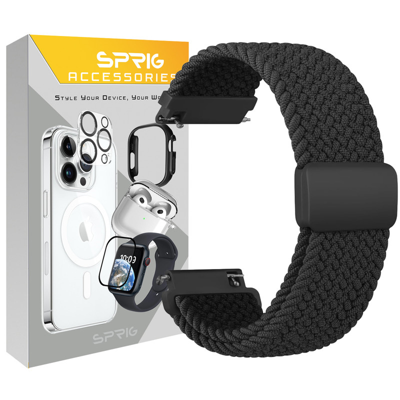 بند اسپریگ مدل Magnetic Solo Braided TW مناسب برای ساعت هوشمند شیائومی S1 / S1 Active / S2 / Mi Watch XMWTCL02 / Mi Watch Color 2 / Mi Watch Color