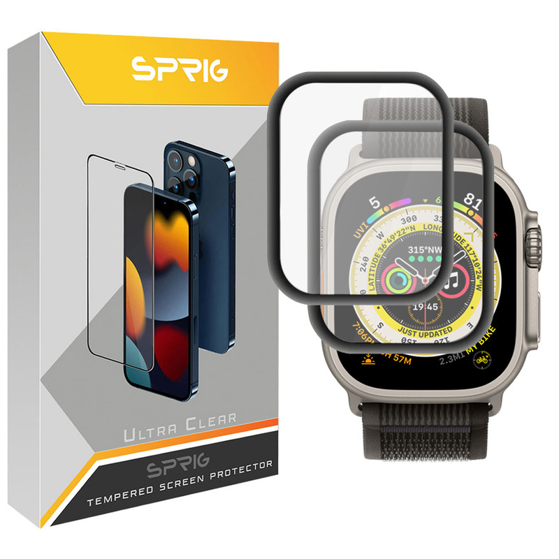 محافظ صفحه نمایش نانو اسپریگ مدل SPG مناسب برای ساعت هوشمند BML Ultra Max بسته دو عددی