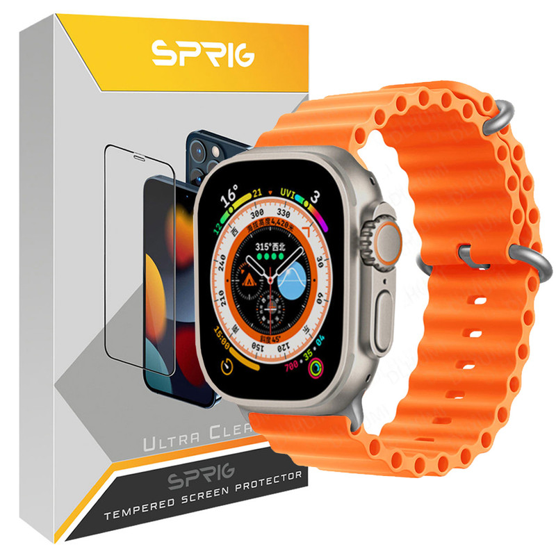 بند اسپریگ مدل Ocean مناسب برای ساعت هوشمند الترا Z66 Ultra / Z55 Ultra