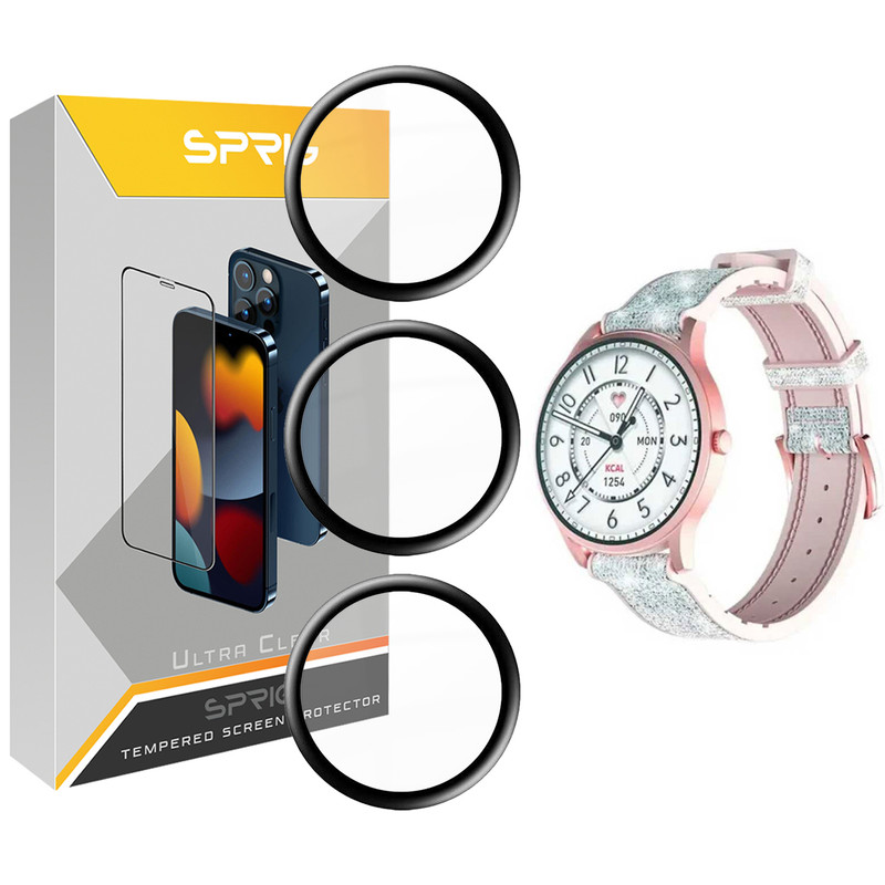محافظ صفحه نمایش نانو اسپریگ مدل SPG مناسب برای ساعت هوشمند شیائومی Lora بسته سه عددی