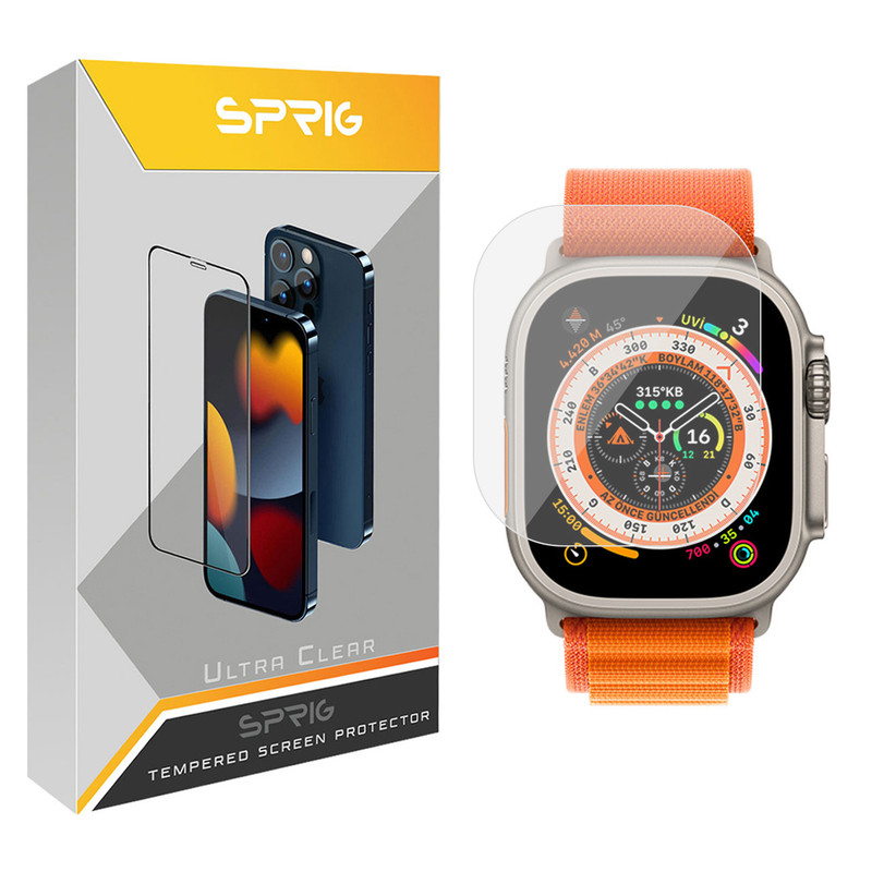 محافظ صفحه نمایش شیشه ای اسپریگ مدل SH-SP مناسب برای ساعت هوشمند هاینو تکو T89 Ultra / T99 Ultra Max
