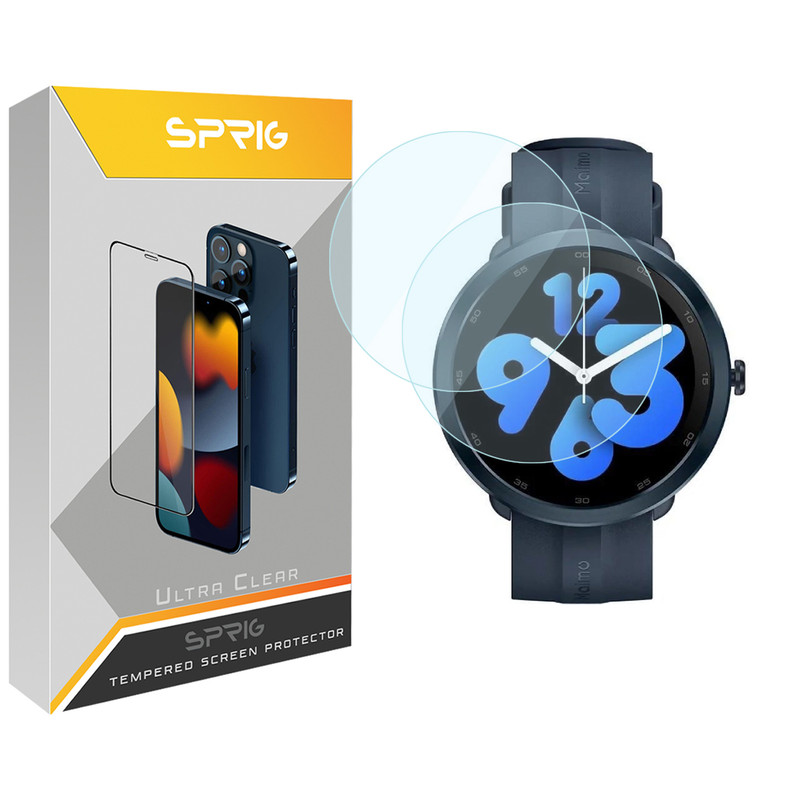 محافظ صفحه نمایش شیشه ای اسپریگ مدل SPG مناسب برای ساعت هوشمند شیائومی Maimo Watch R بسته دو عددی