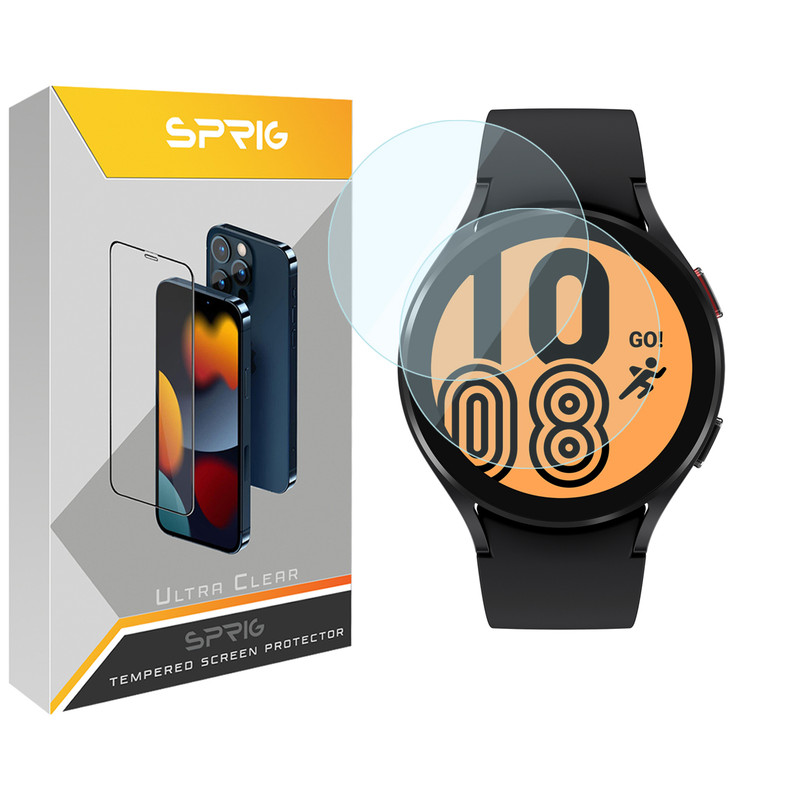 محافظ صفحه نمایش  اسپریگ مدل SPG مناسب برای ساعت هوشمند سامسونگ Galaxy Watch 4 44mm بسته دو عددی