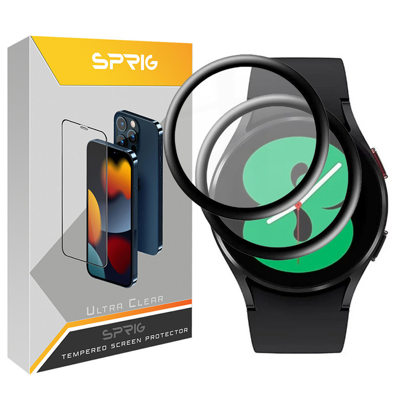 محافظ صفحه نمایش نانو اسپریگ مدل Pmma-SPG مناسب برای ساعت هوشمند سامسونگ Galaxy Watch 4 40mm بسته دو عددی