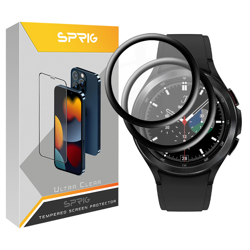 محافظ صفحه نمایش نانو اسپریگ مدل Pmma-SPG مناسب برای ساعت هوشمند سامسونگ Galaxy Watch 4 Classic 42mm بسته دو عددی