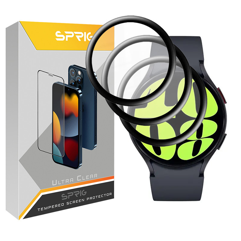 محافظ صفحه نمایش نانو اسپریگ مدل Pmma-SPG مناسب برای ساعت هوشمند سامسونگ Galaxy Watch 6 44mm بسته سه عددی
