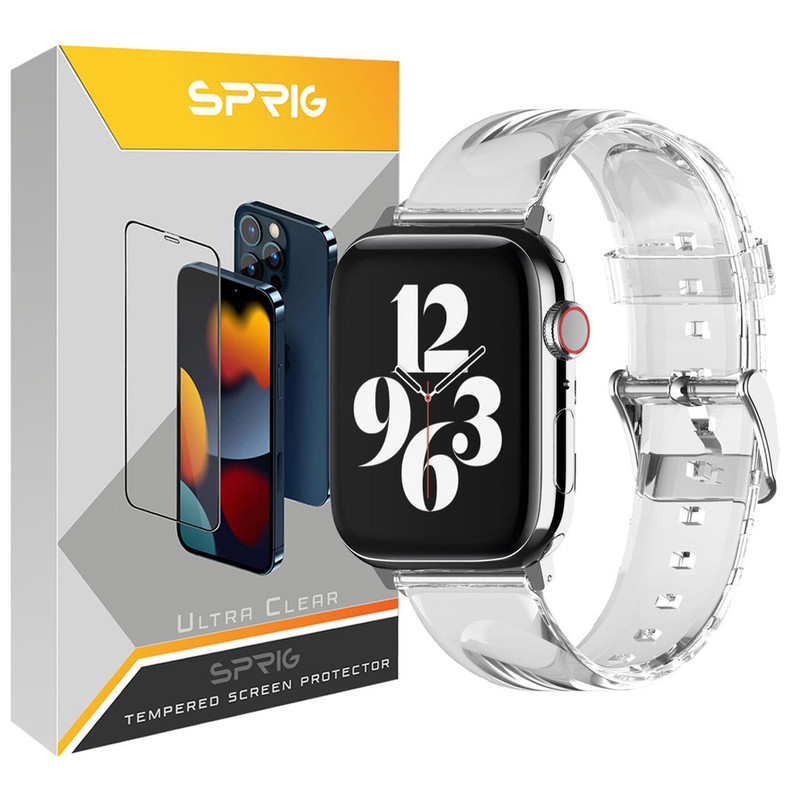 بند اسپریگ مدل STP Time مناسب برای اپل واچ Series SE 2022 Aluminum Case 44mm / SE 2021 Aluminum Case 44mm / Series 5 44mm / Series 6 44mm / SE 44mm