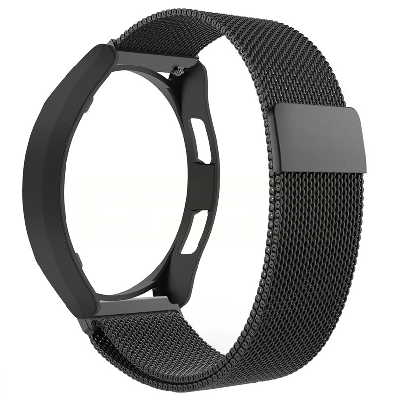 بند اسپریگ مدل Milanese SP Guard مناسب برای ساعت هوشمند سامسونگ Galaxy Watch 4 Classic 46mm به همراه کاور