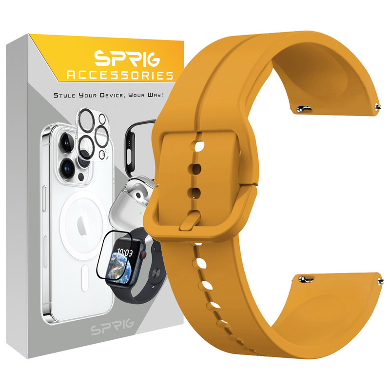 بند اسپریگ مدل Silic slick مناسب برای ساعت هوشمند آمیزفیت GTS / GTS 2 / GTS 2 mini / GTS 2E / GTS 3