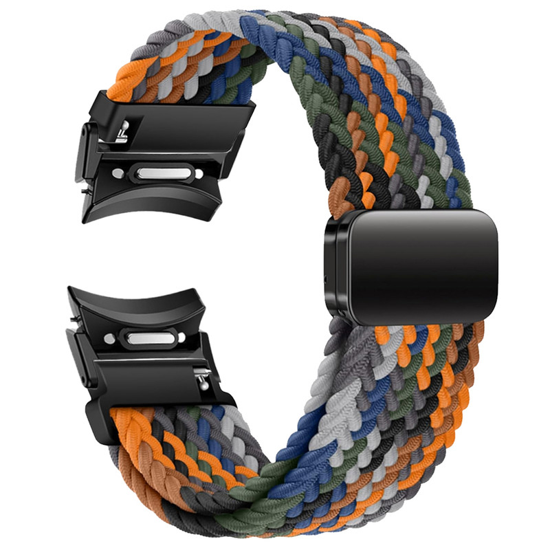 بند اسپریگ مدل Braided SL Magnet ORG مناسب برای ساعت هوشمند سامسونگ Galaxy Watch 4 40mm/4 44mm/5 40mm/5 44mm 