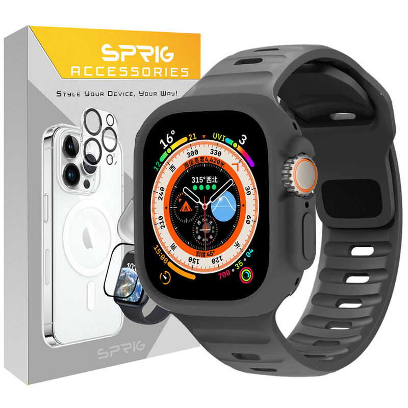 بند اسپریگ مدل Spig Protection مناسب برای ساعت هوشمند ویرفیت T800 Ultra / T900 Ultra / HK8 Pro Max / HK9 Ultra 2