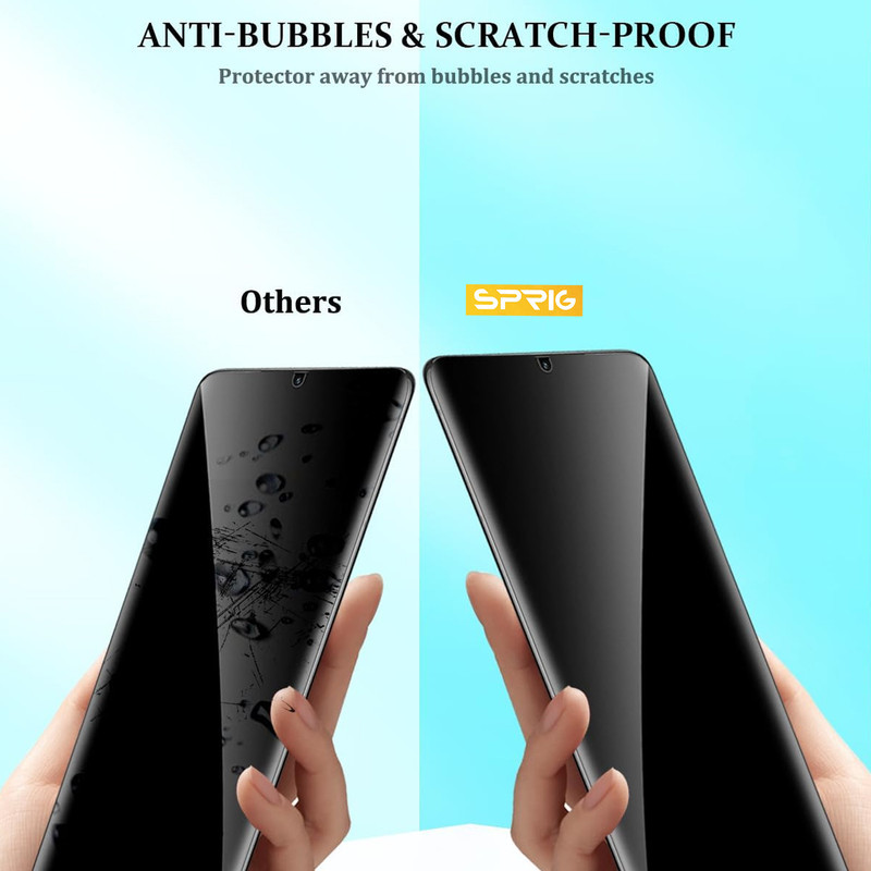 محافظ صفحه نمایش حریم شخصی اسپریگ مدل PRV_NICED مناسب برای گوشی موبایل سامسونگ Galaxy A03s / A03 Core / A04 بسته دو عددی