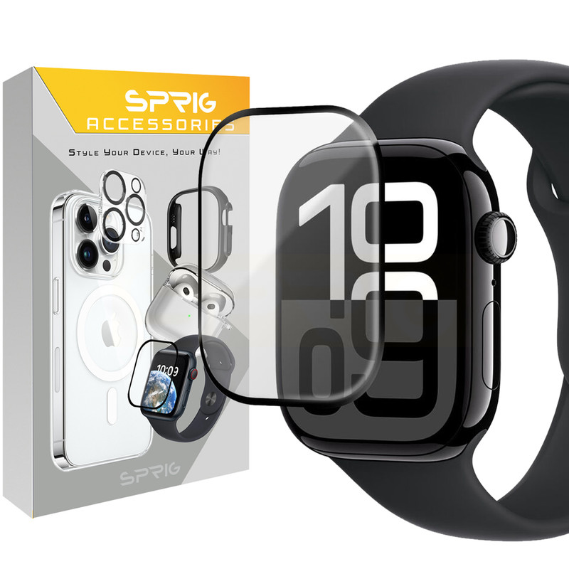 محافظ صفحه نمایش اسپریگ مدل high quality مناسب برای اپل واچ Series 10 46mm