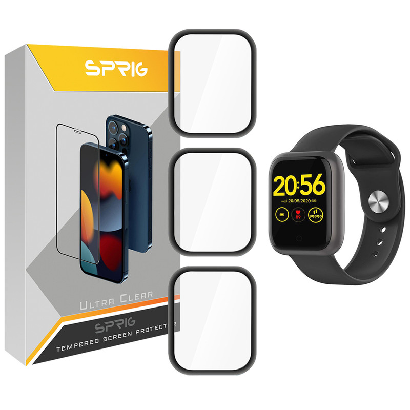 محافظ صفحه نمایش نانو اسپریگ مدل SPG مناسب برای ساعت هوشمند شیائومی Omthing E-joy بسته سه عددی