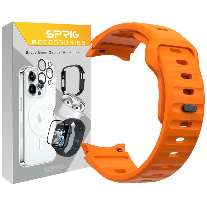 بند اسپریگ مدل Spig ORG مناسب برای ساعت هوشمند سامسونگ Galaxy Watch 4 40mm / Watch 4 44mm / Watch 4 Classic 42mm / Watch 4 Classic 46mm