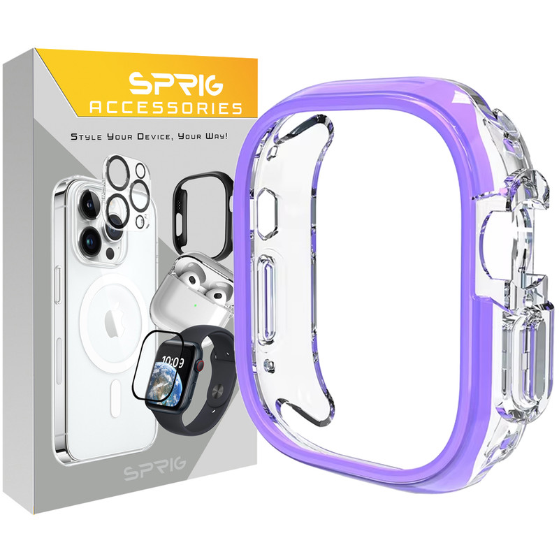 کاور اسپریگ مدل Colors CG مناسب برای اپل واچ سری SE2021/7/8/9 سایز 45 میلی متری